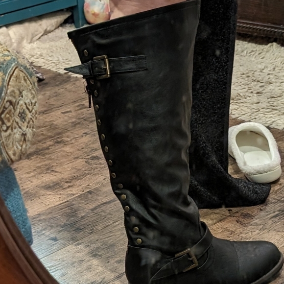 Journey Knee High Boots (wide calf) - Picture 6 of 7
